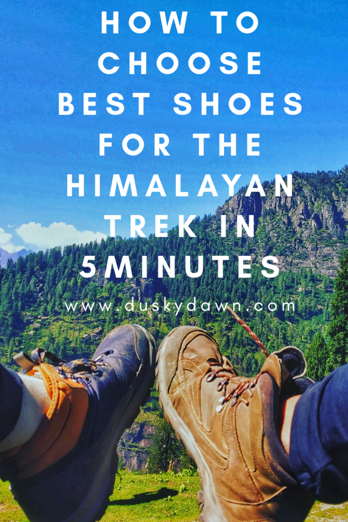 How to choose the best shoes for the Himalayan trek - Pinterest
