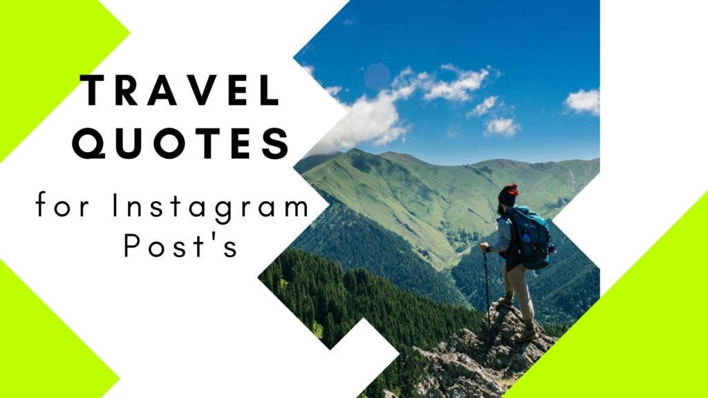 Travel Quotes for Instagram Post